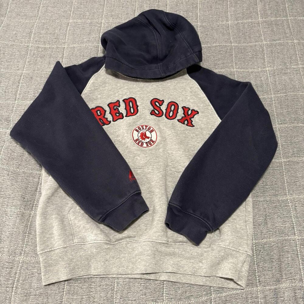 Majestic Boston Red Sox Sweatshirt Size Youth 10/12 Baseball themed